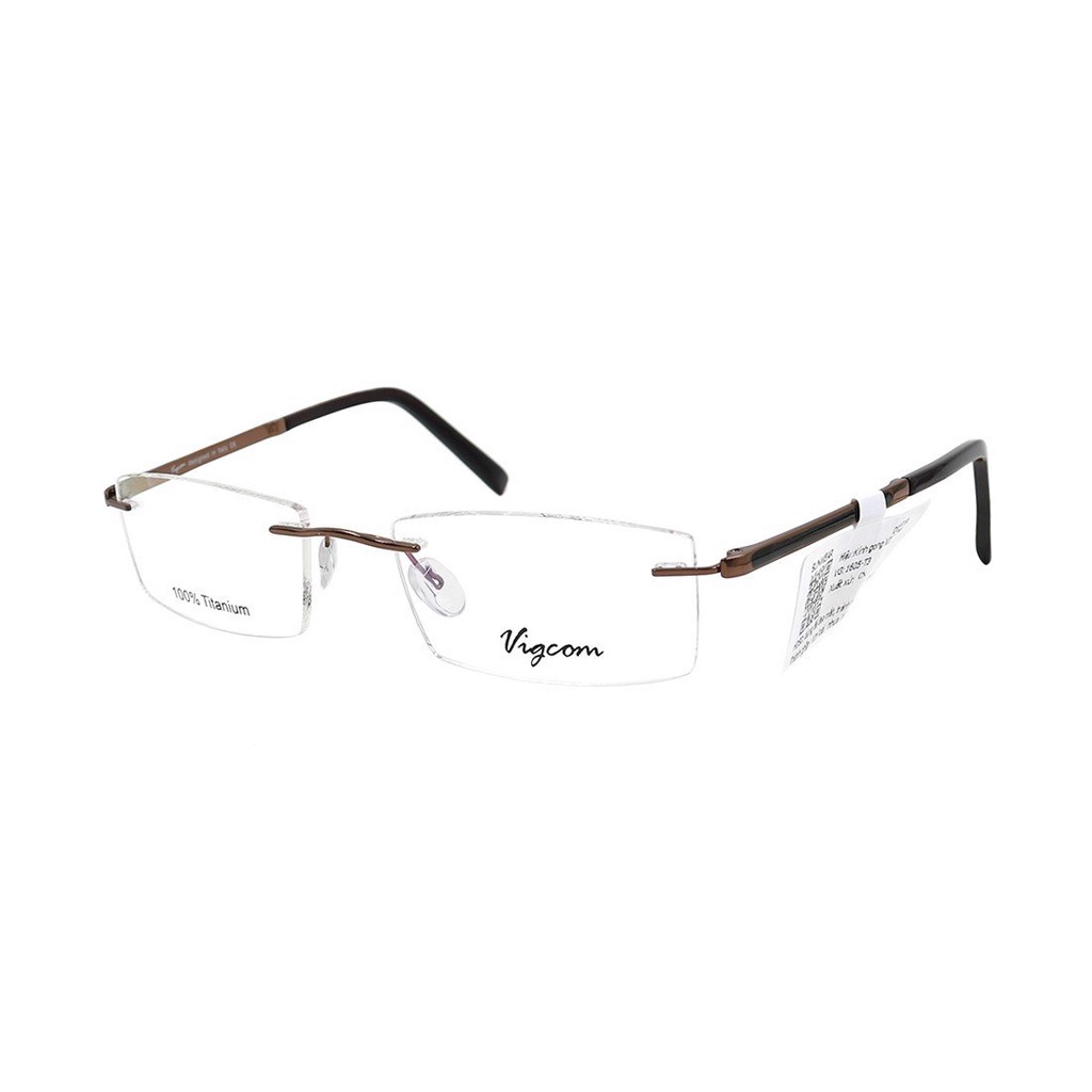VG1605 gọng kính Vigcom kim loại chính hãng, thiết kế dễ đeo bảo vệ mắt