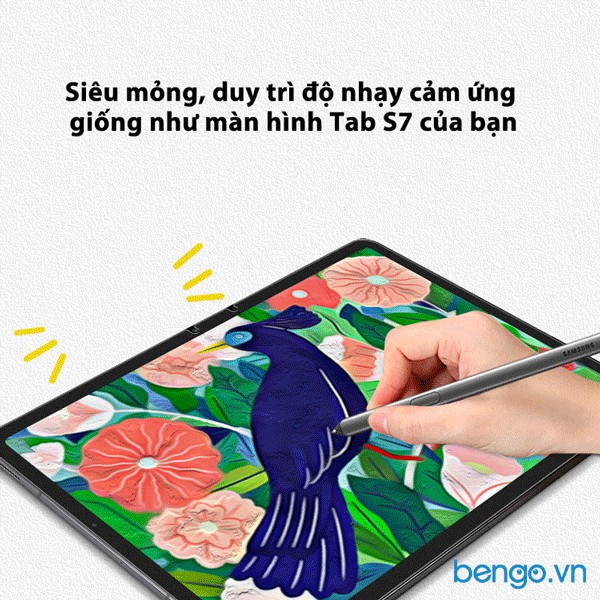 Dán màn hình dành cho Samsung Galaxy Tab S9/S9 Plus/S8/S8 Plus/S8 Ultra/S9 Ultra/A7/S7/S7 Plus Paper-like chống vân tay