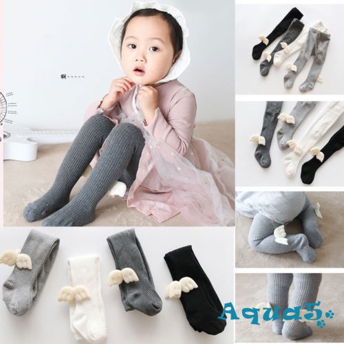 Đôi Tất Cotton Dài Giữ Ấm Dễ Thương Cho Bé Gái