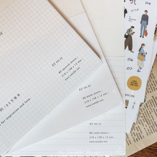 Sổ Notebook Trắng Note For A5/A6