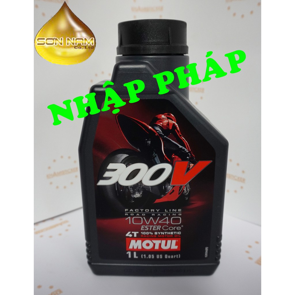 NHỚT MOTUL 300V FACTORY LINE 10W40 - 15W50 - 5W40 nhập Pháp