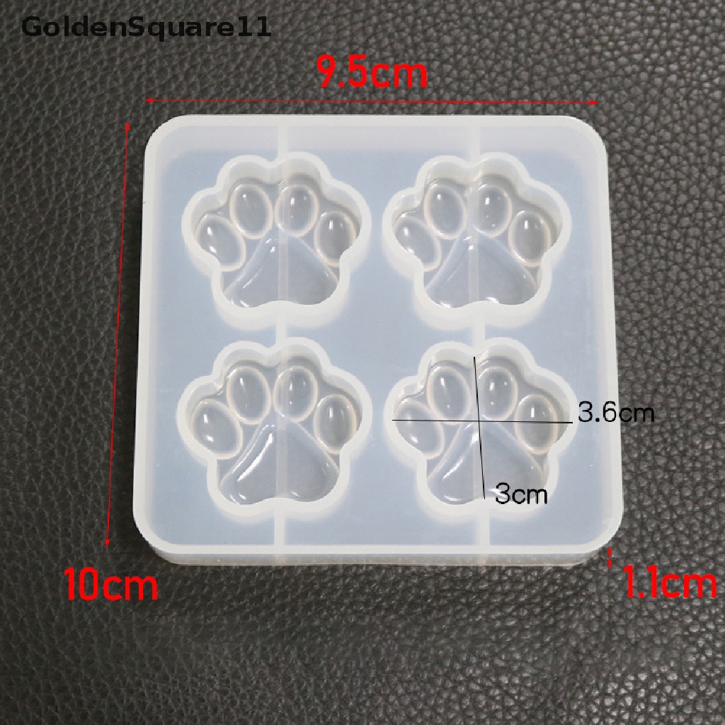 Khuôn Silicone Hình Dấu Chân Mèo Làm Trang Sức Thủ Công DIY 11