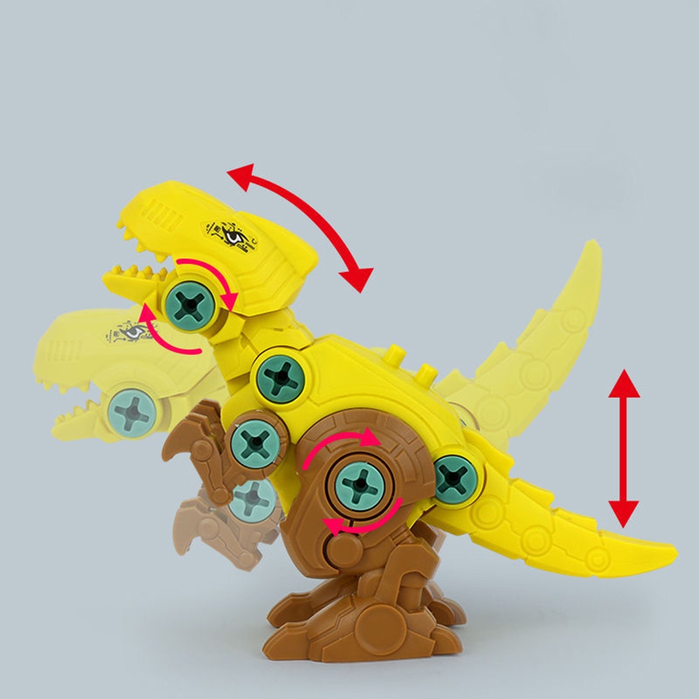 Đồ chơi lắp ráp khủng long Tyrannosaurus Rex nhiều màu sắc dành cho bé