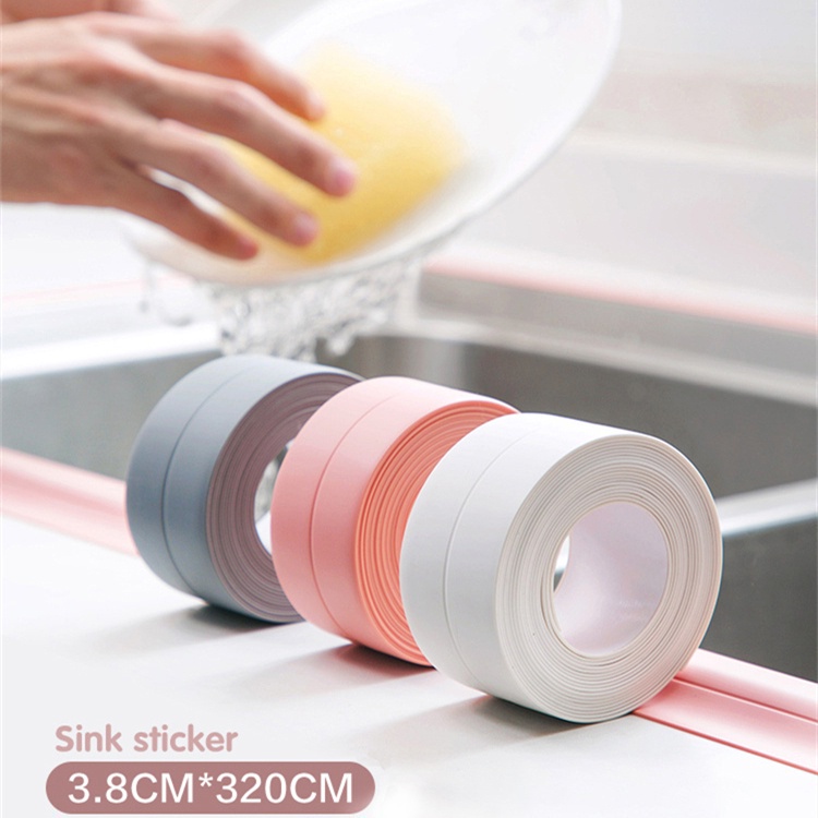 Cuộn Băng Keo Pvc Chống Thấm Nước Tiện Dụng Cho Nhà Tắm / Nhà Bếp