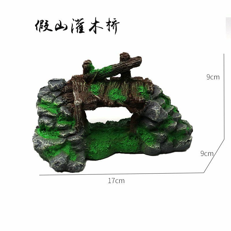 Mô hình núi đá tiểu cảnh hòn non bộ trang trí bể cá, lũa, bể thủy sinh p1