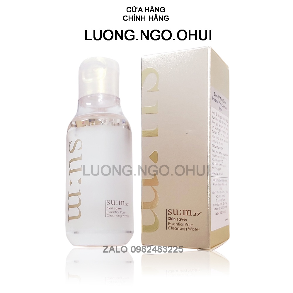 Nước Tẩy Trang Sum 37 - Su:m 37 Skin Saver Essential Pure Clean Water 100ml | BigBuy360 - bigbuy360.vn