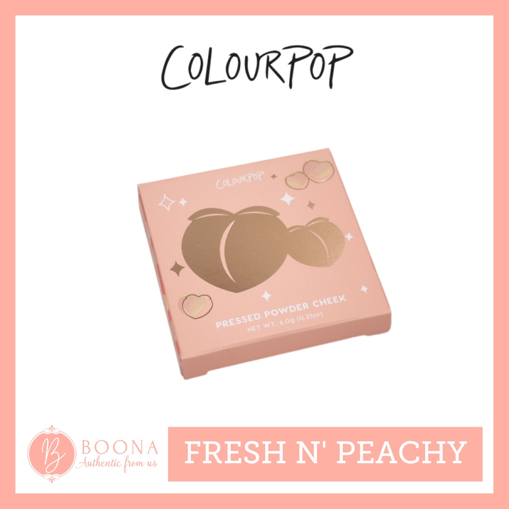 [ Colourpop ] Phấn má hồng màu Fresh N' Peachy Blush Powder