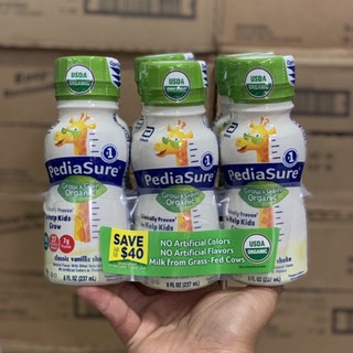 Thùng 24 Chai Sữa Nước Pediasure Organic 237ml của Mỹ