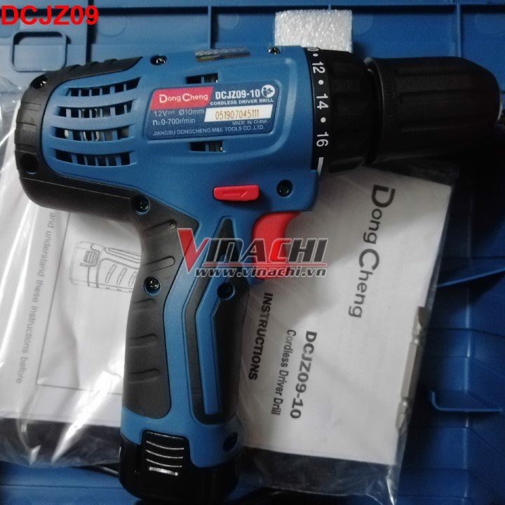 Máy Khoan Pin - Máy Khoan Pin Dongcheng DCJZ09-10 dùng để bắt vít treo tranh ảnh, sửa cánh cửa tủ hay giá treo đồ...