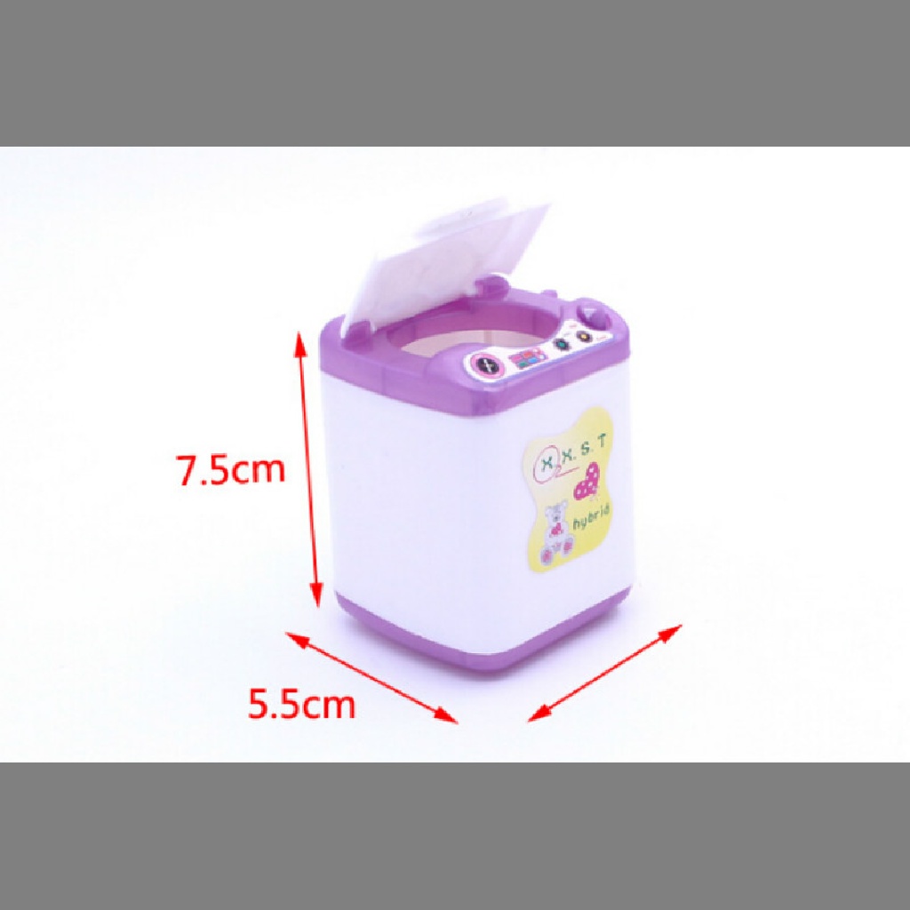 % Bady &amp; toy% FashionDollhouse Wind Up Phụ Kiện Nội Thất Phòng Giặt Đồ Nội Thất