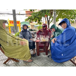 Áo Mưa Vải Dù Bít Người Lớn Có 5 Màu - Vải Dù Dày Chắc Chắn - Bao Bền Bỉ