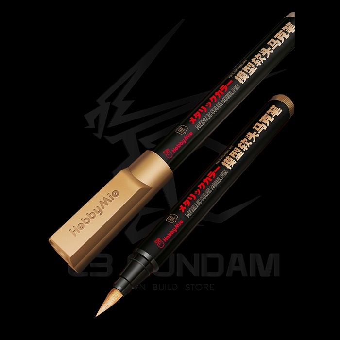 BÚT SƠN VẼ MÔ HÌNH GUNDAM CAO CẤP ĐẦU LÔNG GUNDAM MARKER HOBBY MIO TOOL METALLIC COLOR -MÀU KIM LOẠI SUPER METALIC BASIC