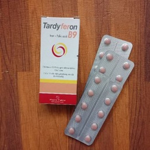 Viên sắt TardyFeron B9 bổ sung sắt cho bà bầu