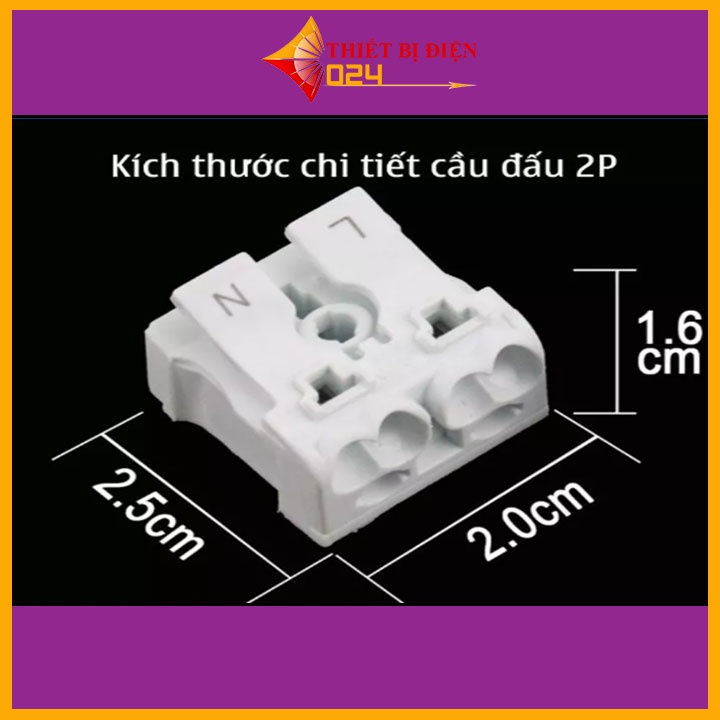Cầu đấu dây nhanh có móc 923 2P3P tùy chọn