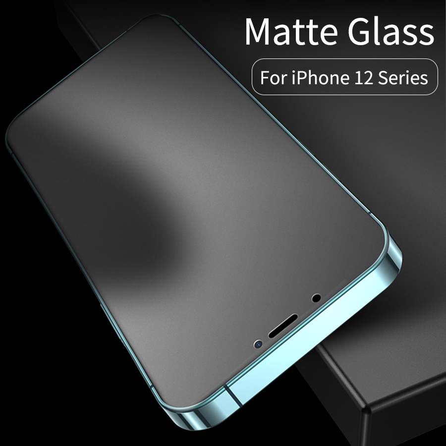 Kính Cường Lực Nhám Full Màn Chống Vân Tay Cho iPhone 14 13 12 11 Pro XS Max Mini XR X 8 7 6 6s Plus SE 2020