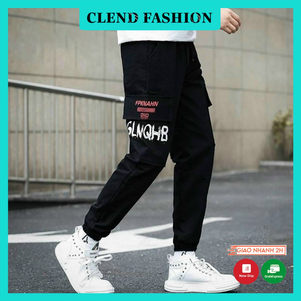 Quần Joger  , Quần Joger Nam Túi Hộp Chất Liệu Kaki Mềm Mịn Thời Trang Clend Fashion JJ5