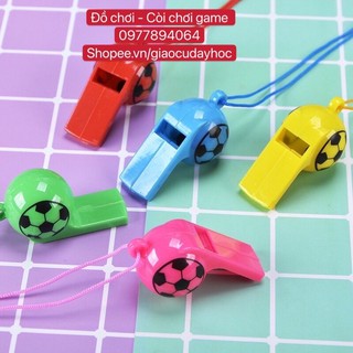 Còi nhựa hình quả bóng - giáo cụ chơi game