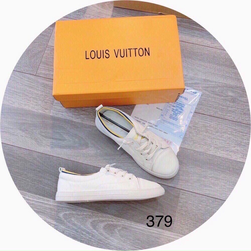 Giày thể thao lười chun vàng mã 379