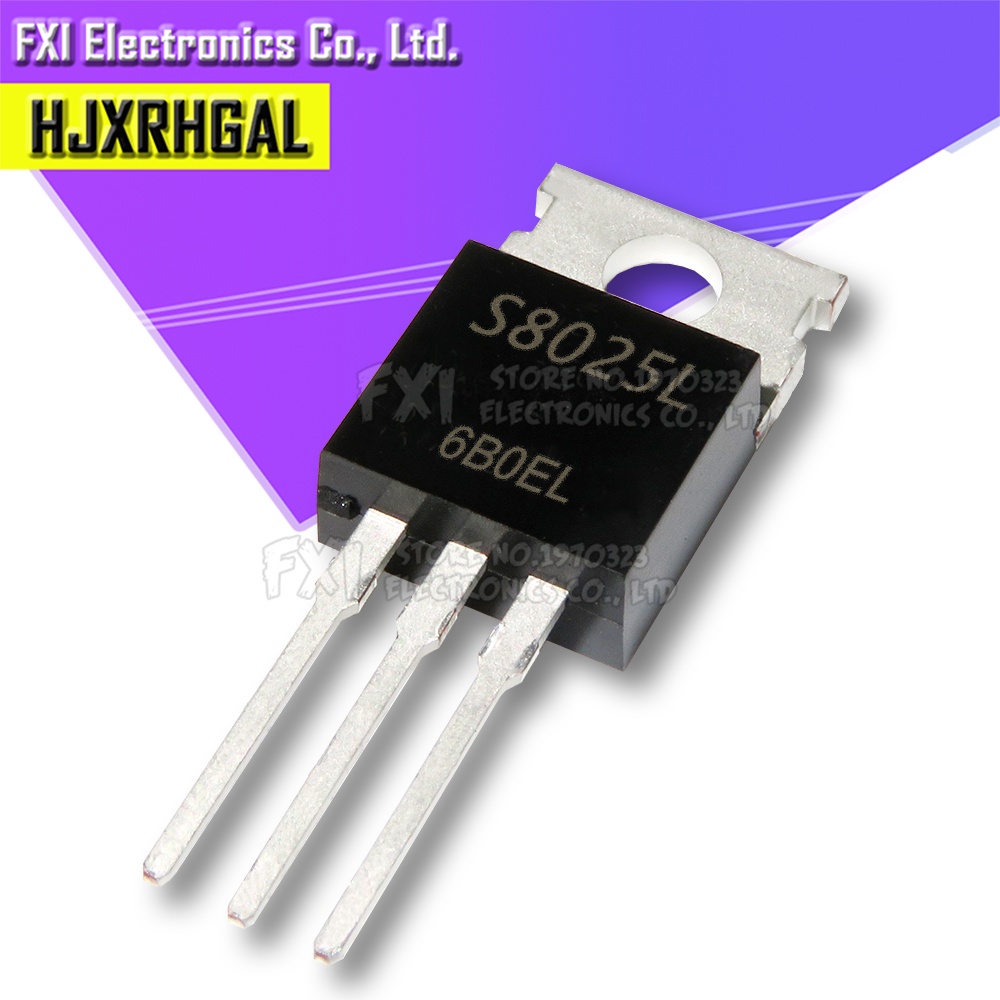 Bộ 5 Ống Tinh Thể S8025L S8025 TO-220 Chất Lượng Cao