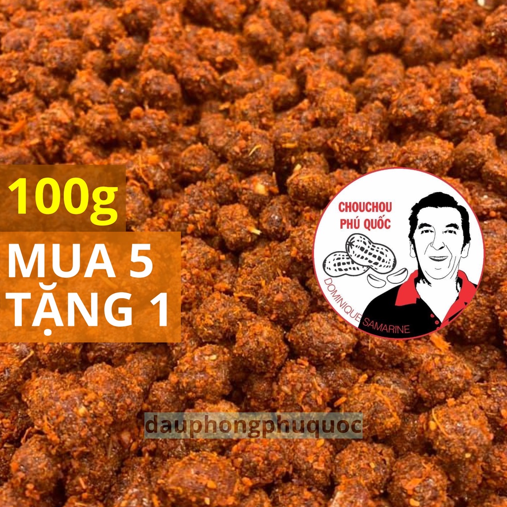 ️ Đậu phộng cay thơm 4 vị CHOUCHOU PHÚ QUỐC ÔNG TÂY - hũ 100g
