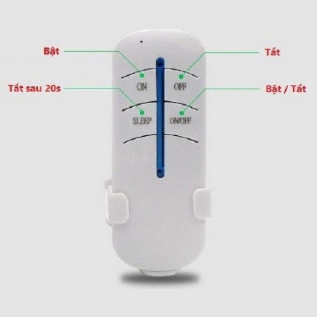 Đuôi  Bóng Đèn E27 Không Dây 220v Kèm Điều Khiển Từ Xa
