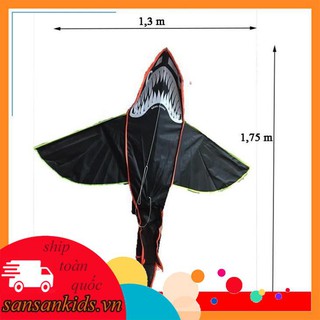 Đồ chơi diều hình cá mập dài 1,7 m