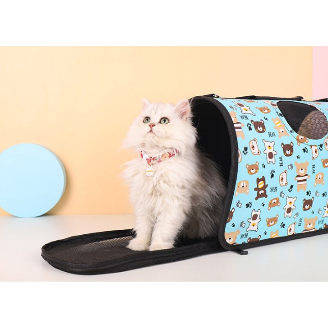 Túi Đựng Chó Mèo Đa Màu (Màu Ngẫu Nhiên) sử dụng làm túi xách đi ra ngoài, làm chuồng đặt cố định – Xudapet - SP005186