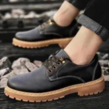 giày Giày Boot Nam Cổ Thấp Xám Đen GN287 P09 giày e.e