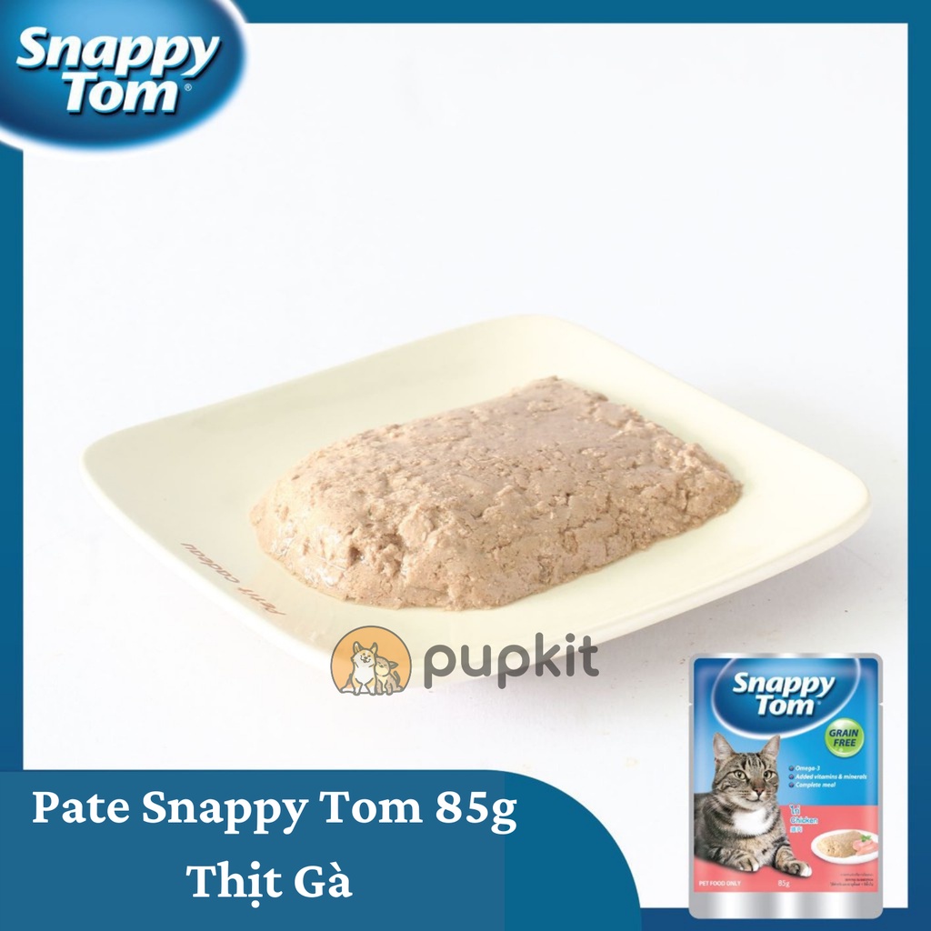 Pate Snappy Tom Cho Mèo Gói 85g