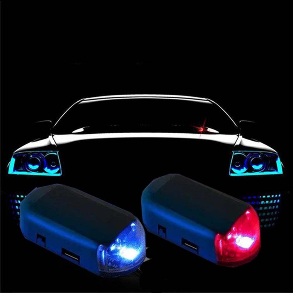 Đèn LED Cảnh Báo An Ninh Không Dây Sử Dụng Năng Lượng Mặt Trời Chống Trộm Cho Xe Hơi