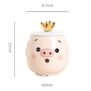 Ly heo mặt cười cute