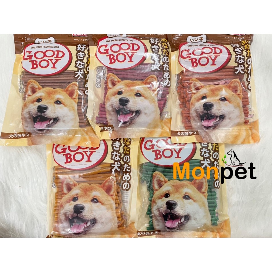 Bánh thưởng Snack thưởng cho chó dạng que nhiều vị Goodboy Good boy gói 500g