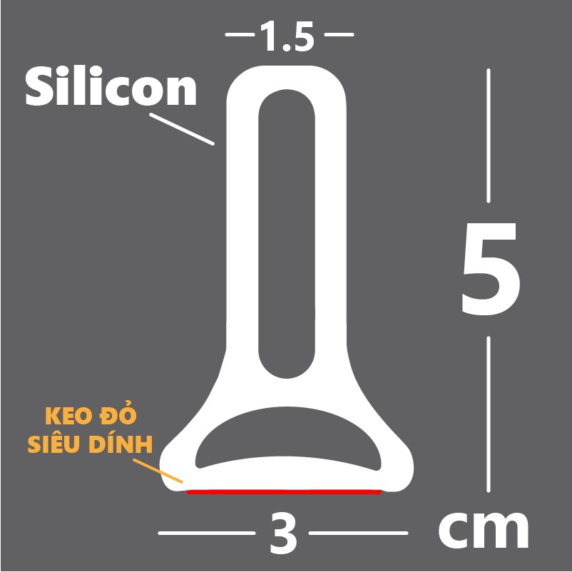 Dải chặn nước nhà tắm NANORON  Thanh Silicon chống thấm nước dùng cho chỗ rửa tay, phòng giặt