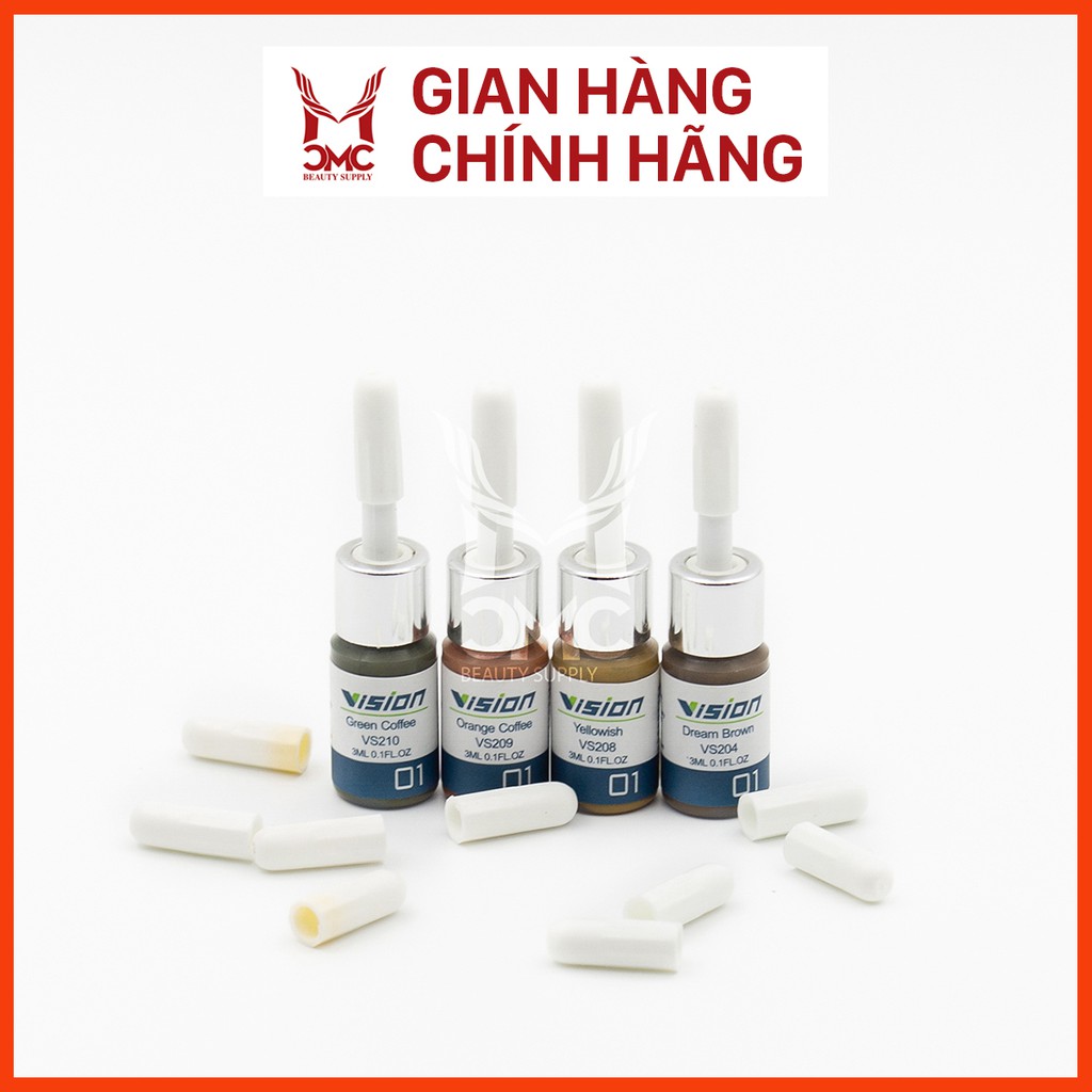 Mực phun xăm mày Vision bám nhanh, màu chuẩn, không bị trổ xanh trổ đỏ CMC SP000253-2/ SP000254-2 | BigBuy360 - bigbuy360.vn