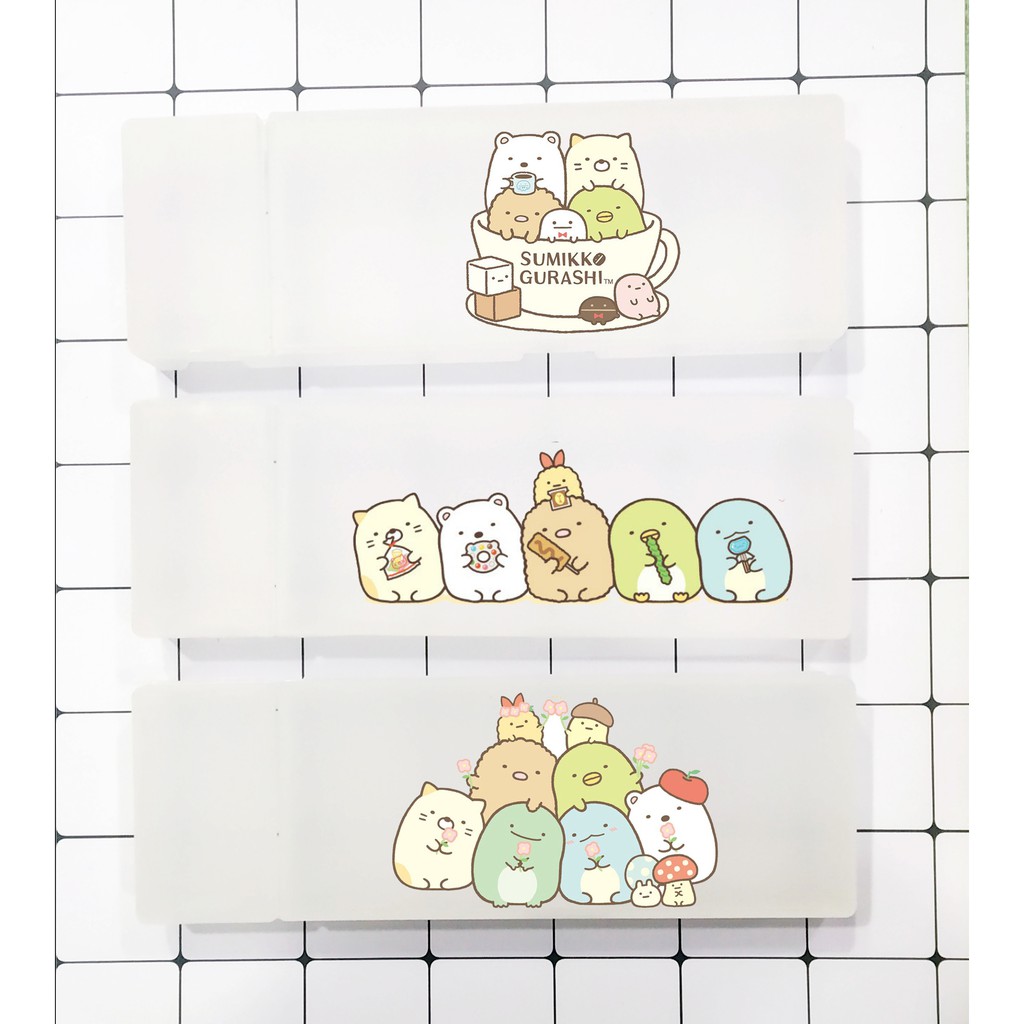 Hộp bút nhựa sumikko HBNI10 hộp bút dễ thương 10x20 cm túi viết bóp viết