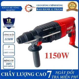 [ĐỘC QUYỀN 1150W] Máy khoan bê tông Maktec Công suất 1150W - Khoan bê tông Maktec 3 chức năng chính hãng