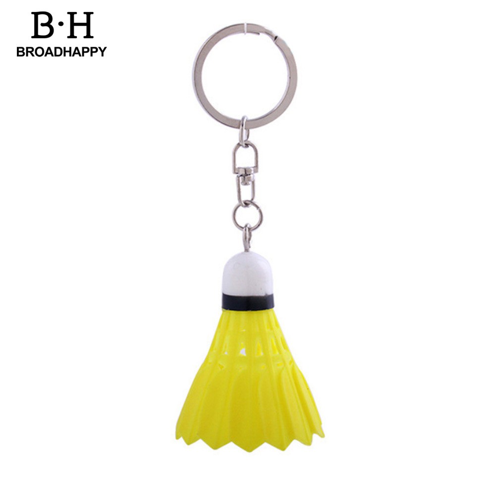 Broadhappy Móc Khóa Hình Quả Cầu Lông mini Có Dây Treo Trang Trí Ba Lô