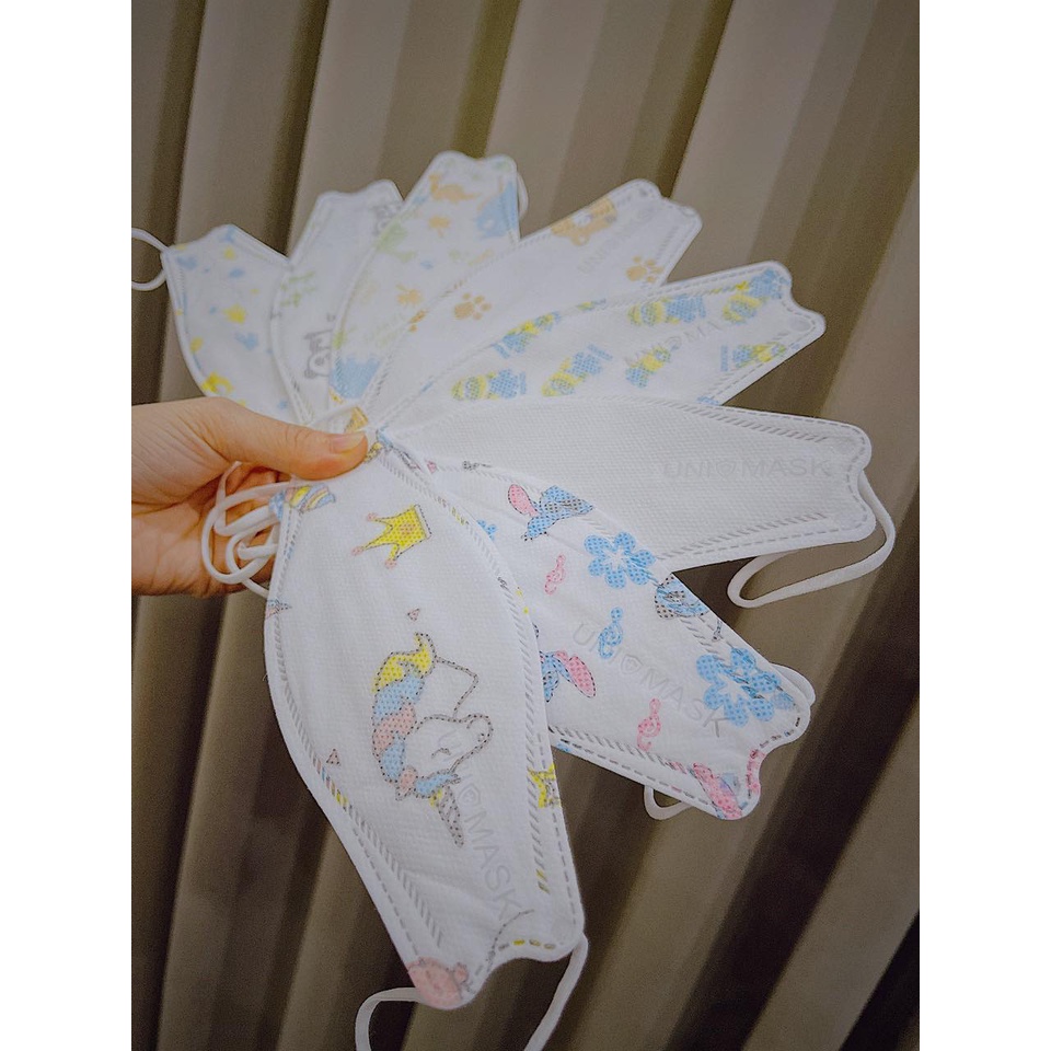 Sỉ thùng 300 chiếc khẩu trang trẻ em KF94 Unimask chính hãng