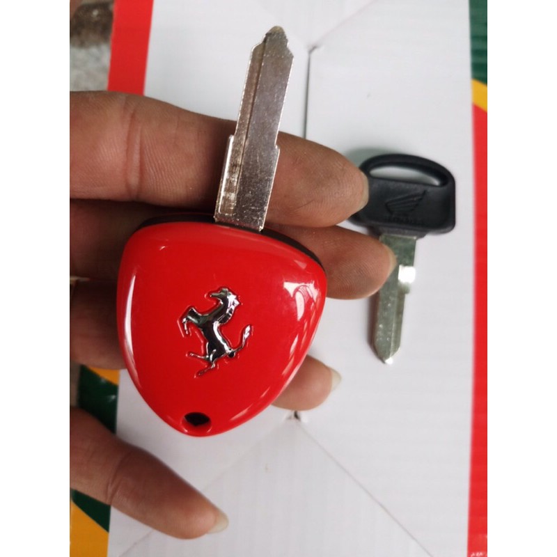 Phôi chìa khoá xe HONDA ngắn rảnh trái ĐỘ mẫu Ferrari