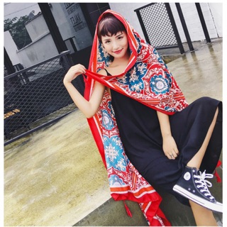 Khăn du lịch khăn đi biển boho S31810 có ảnh thật