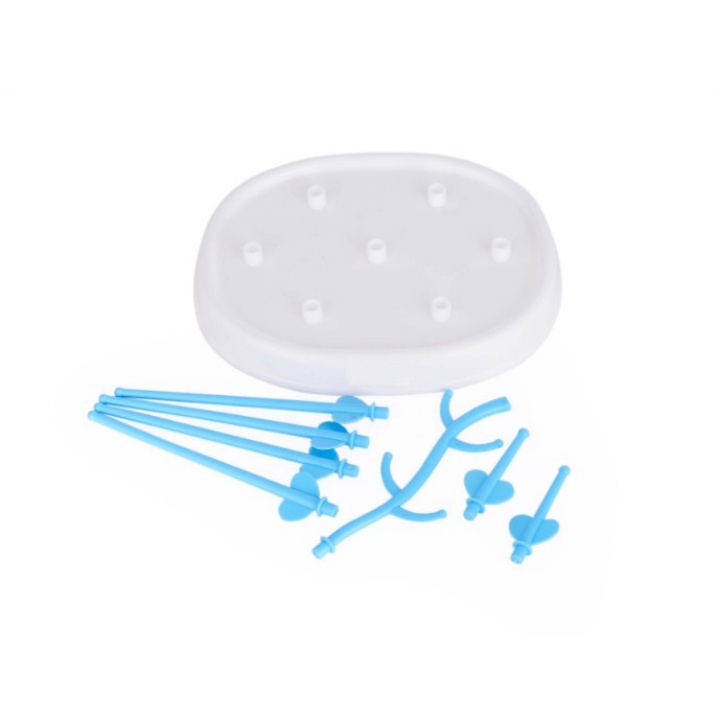 Giá úp bình sữa khay úp núm vú ly cốc hình cây cao cấp vệ sinh an toàn cho bé Homedy.kids