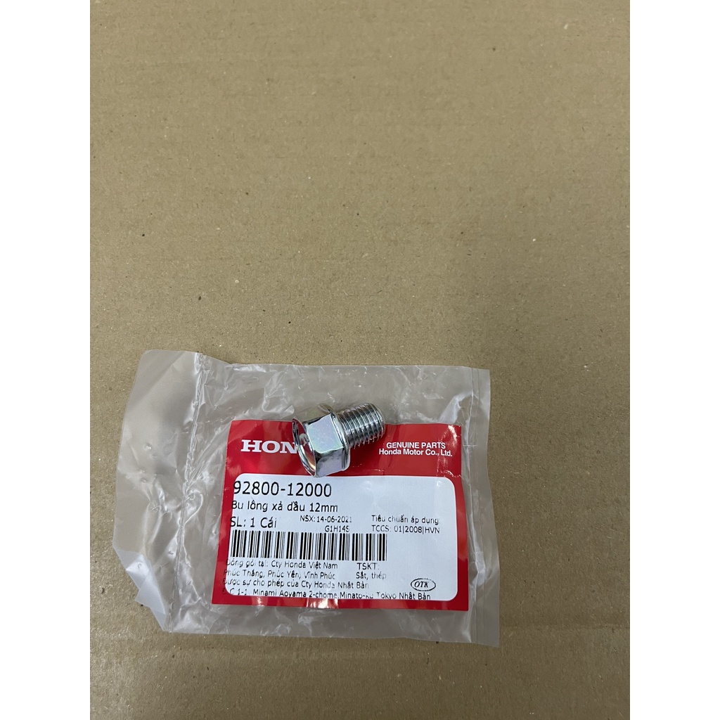 Ốc nhớt long đền nhớt xe future neo future x future 2 future mập future led 125 cho tất cả xe số 9280012000 90407259000