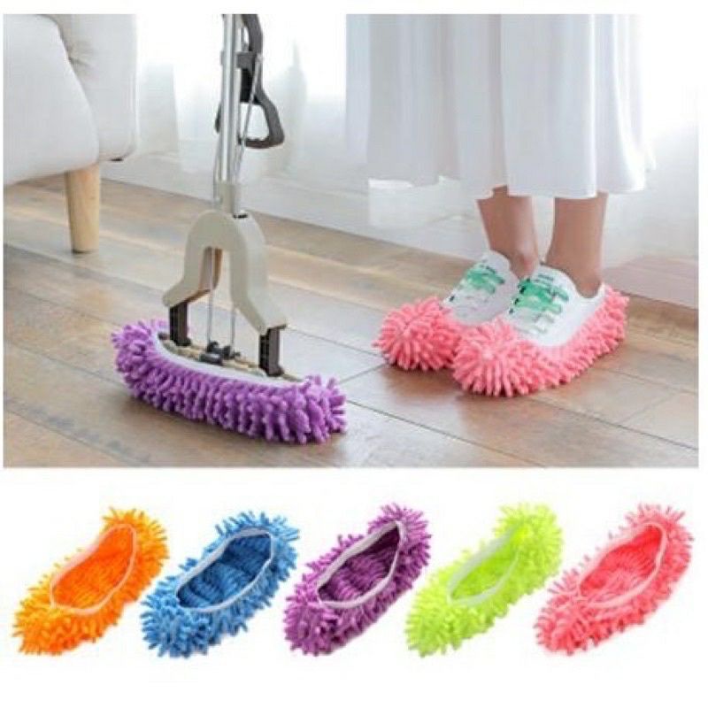 Giày lười 2in1 kiêm dụng cụ lau nhà tiện lợi trong mọi gia đình.