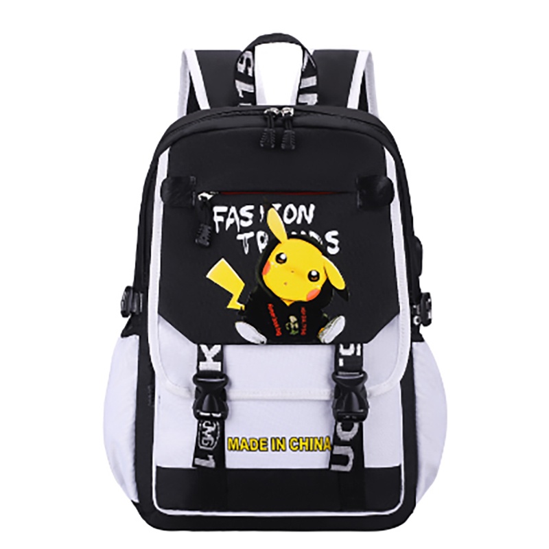 Menas Balo Siêu Nhẹ In Họa Tiết Pikachu Dễ Thương Cho Bé