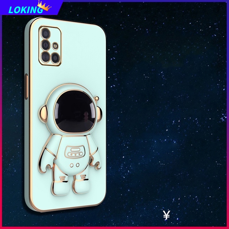 Ốp Điện Thoại Silicon Mềm Có Giá Đỡ Cho Samsung Galaxy A02 A02S A21S A11 A31 A51 A71 A20 A30