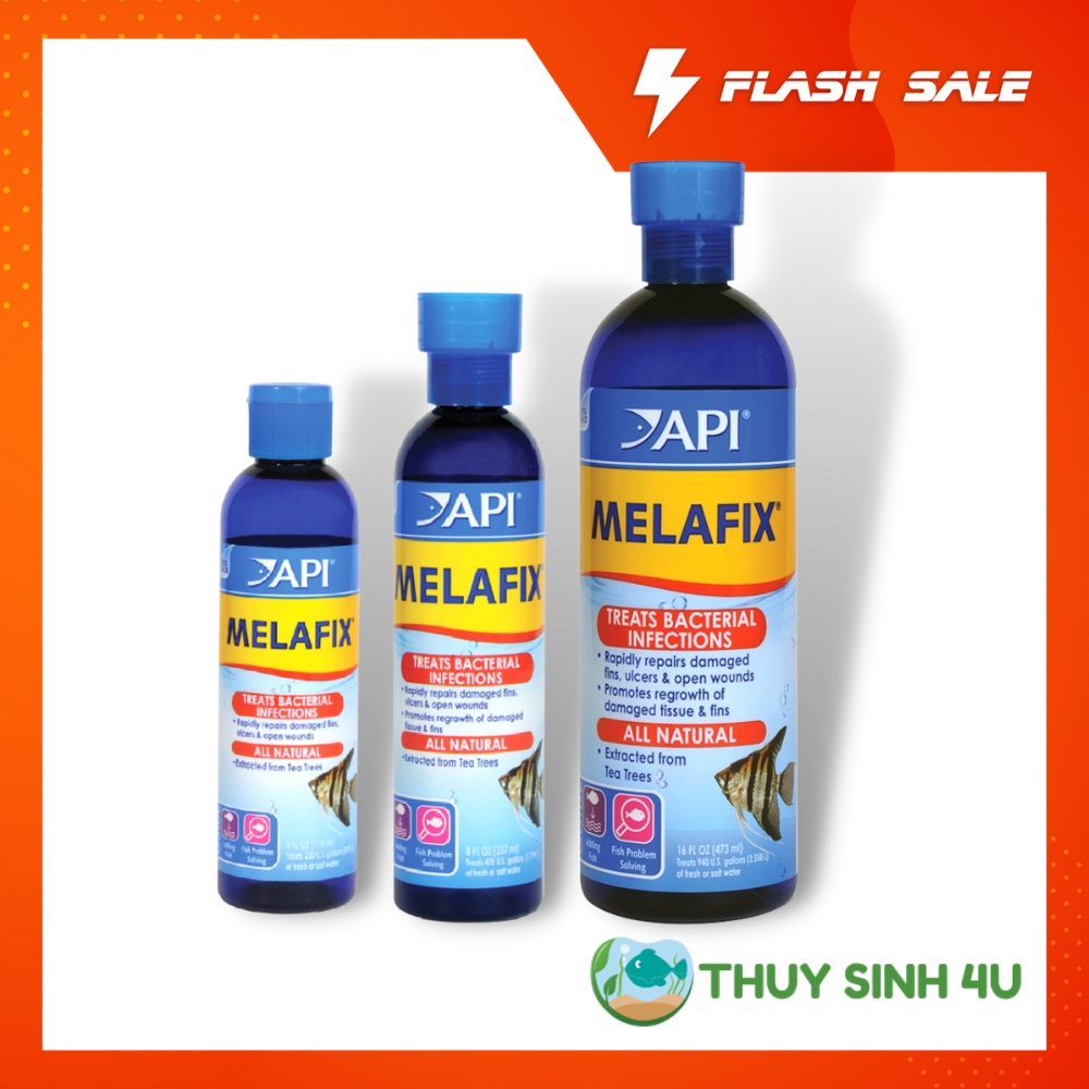 API Melafix - Thần dược sát khuẩn và trị ký sinh trùng cá cảnh