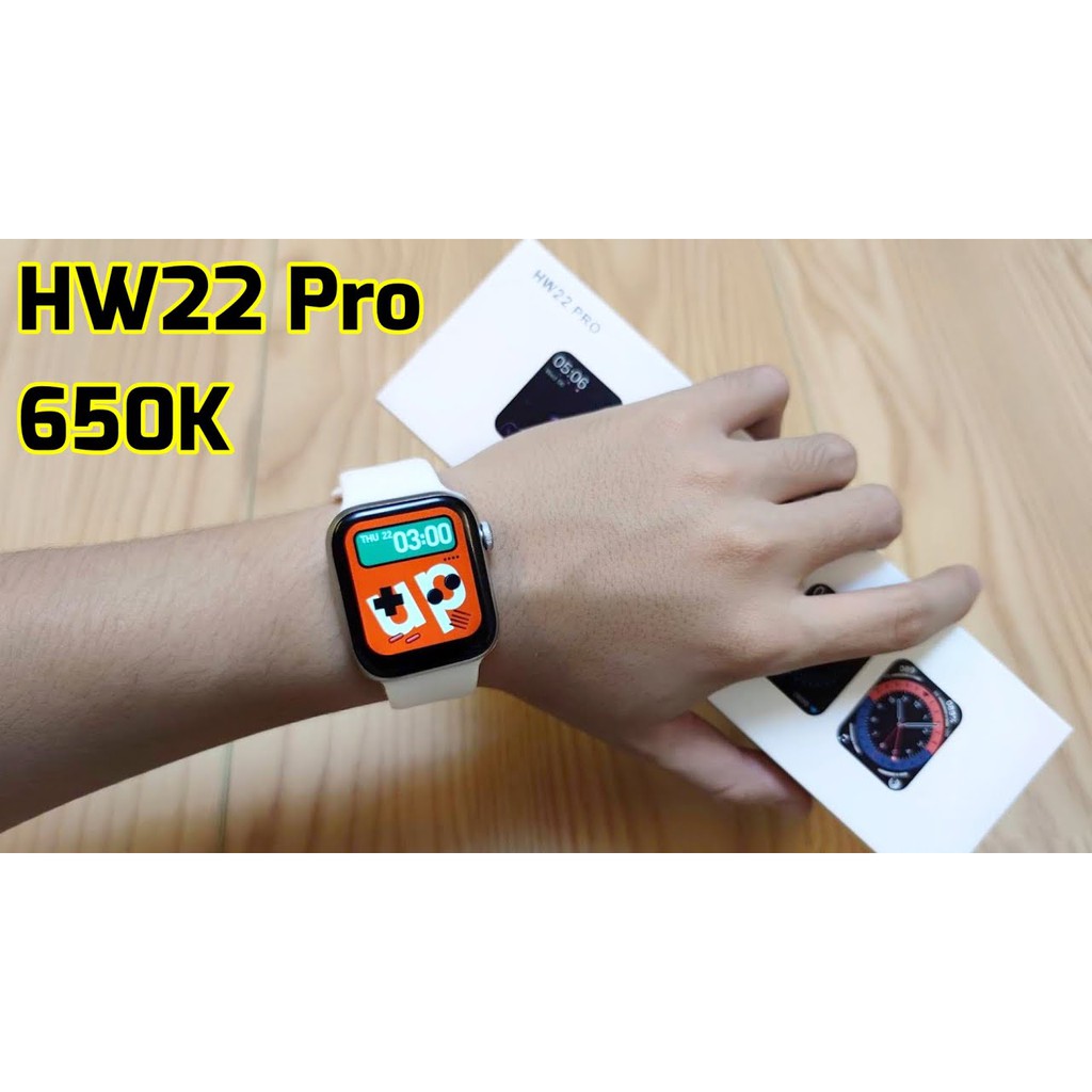 Đồng hồ thông minh HW22pro, smart watch vip bản nâng cấp, chống nước, chơi game, thay hình nền - SONA offical