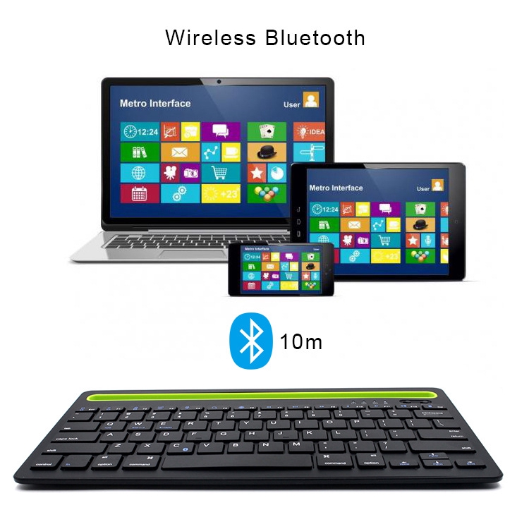 Bàn Phím Bluetooth Không Dây Cho Apple / Android / 8