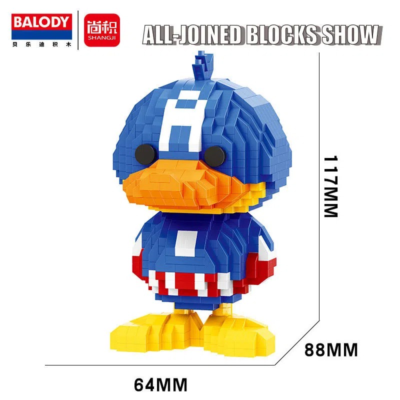 Bộ Đồ Chơi Lắp Ráp Hình Nhân Vật Platypus Dành Cho Người Lớn Và Trẻ Em