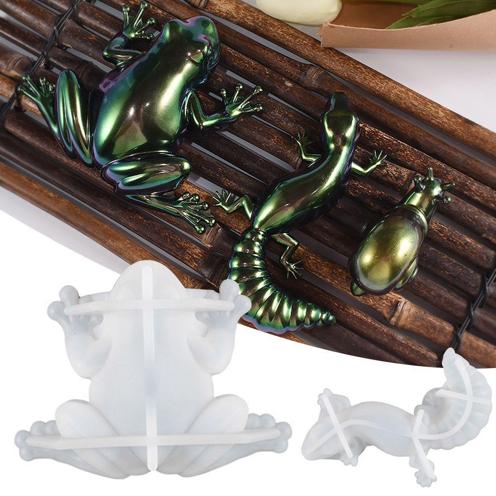 SUENIN Khuôn Silicone Tạo Hình Con Thằn Lằn Trang Trí Tường